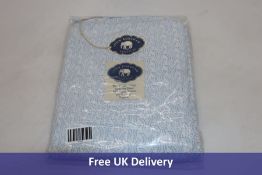 John Robshaw Ramra King Flat Sheet, Light Indigo