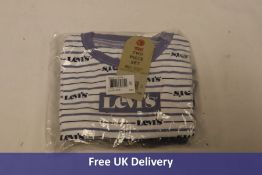 Eleven Levis items to include 8x 2 Piece Denim Shorts And T-Shirt Set, Blue/Grey, 2x 12months, 2x 1