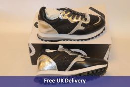 Lui Jo Wonder 1 Trainers, Black/Silver, UK 5