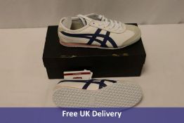 Onitsuka Tiger Mexico 66 Trainers, White/Blue, UK 6