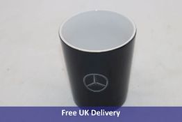 Twelve Mercedes Benz Mugs, Black