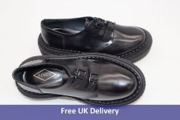 Adieu Leather Derby Shoes, Black, UK 6.5. No box, soles marked