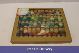 Sixteen Scheepjes Stone Washed/River Washed Colour Pack (58 x 10g balls)