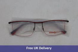 Etnia Barcelona Tesla Glasses, Gun Metal/Red, Size 55-19-149