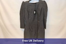 LIU JO Short Dress, Black/Silver, UK 12