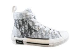 Dior Homme Top Batch B23 Oblique High Top Trainers, Black and White, EU 41