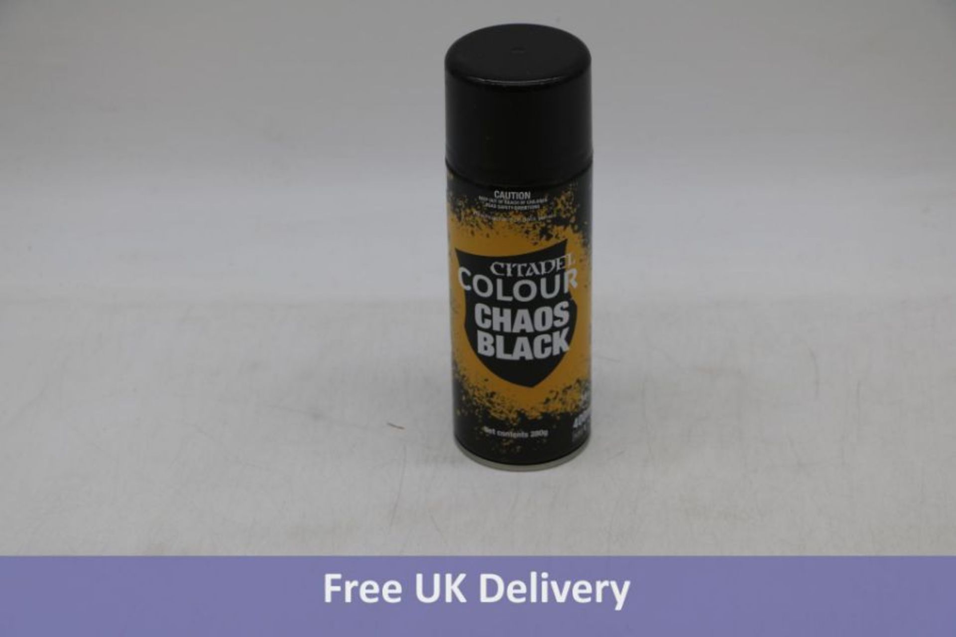 Five Citadel Colour Chaos Black Primer / Undercoat Spray