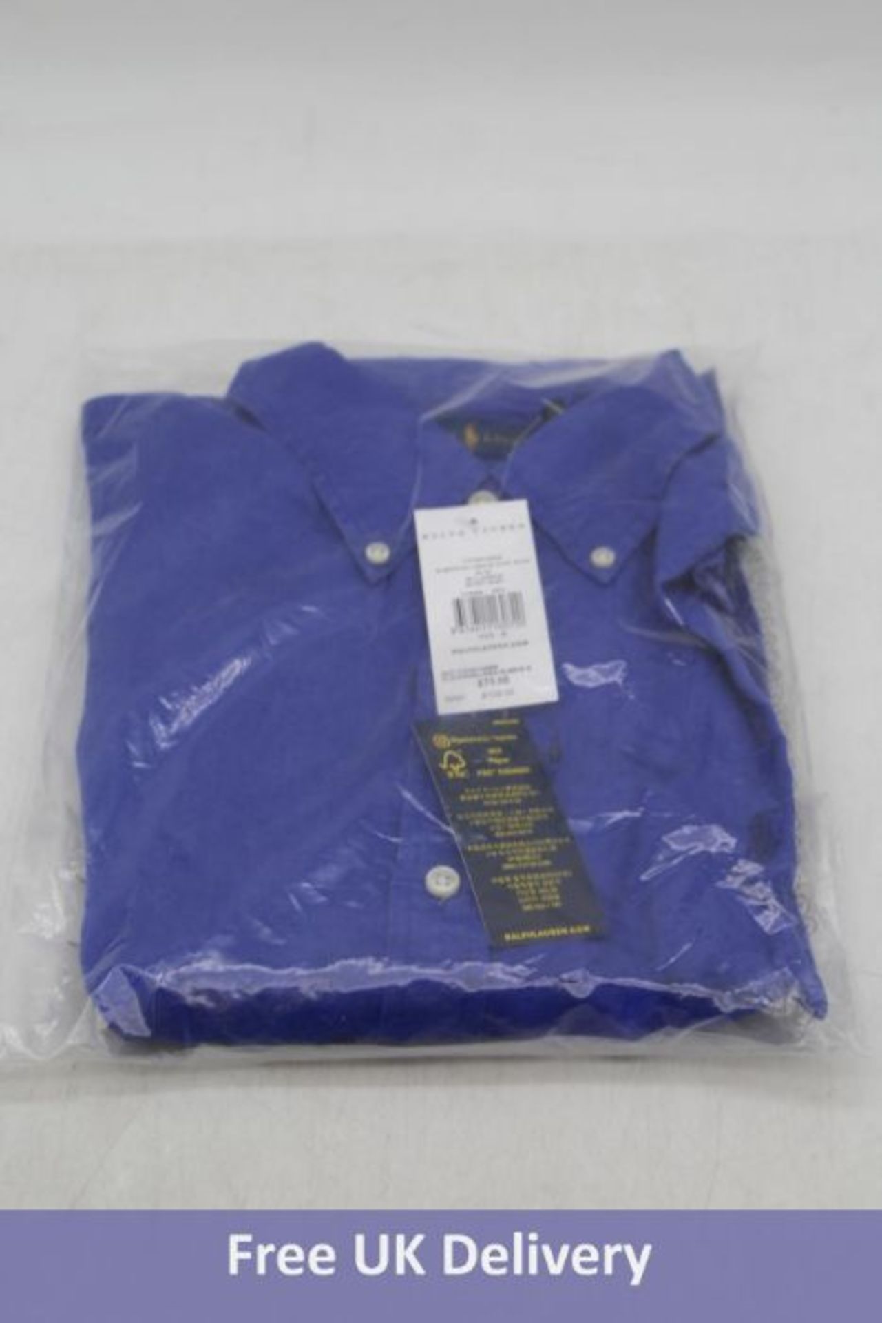 Ralph Lauren Long Sleeve Classic Shirt, Blue, UK M