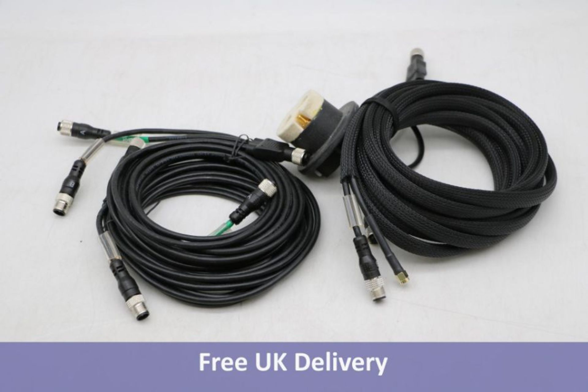 Two Batlogger X items to include 1x Microphone Cable 5M and 1x Sensor Cable, Black