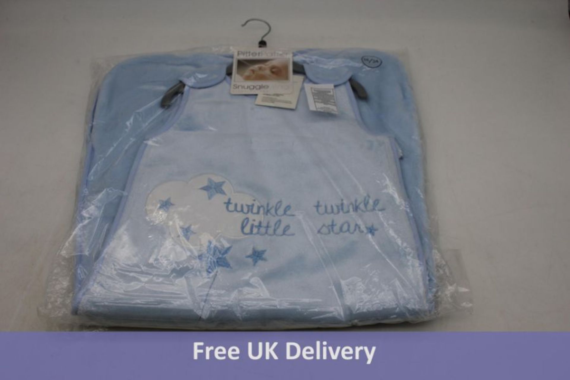 Nine Pitter Patter Twinkle Twinkle Little Star Sleeping Bags, 6x Light Blue, UK 12-18 Months, 1x Lig - Image 2 of 3