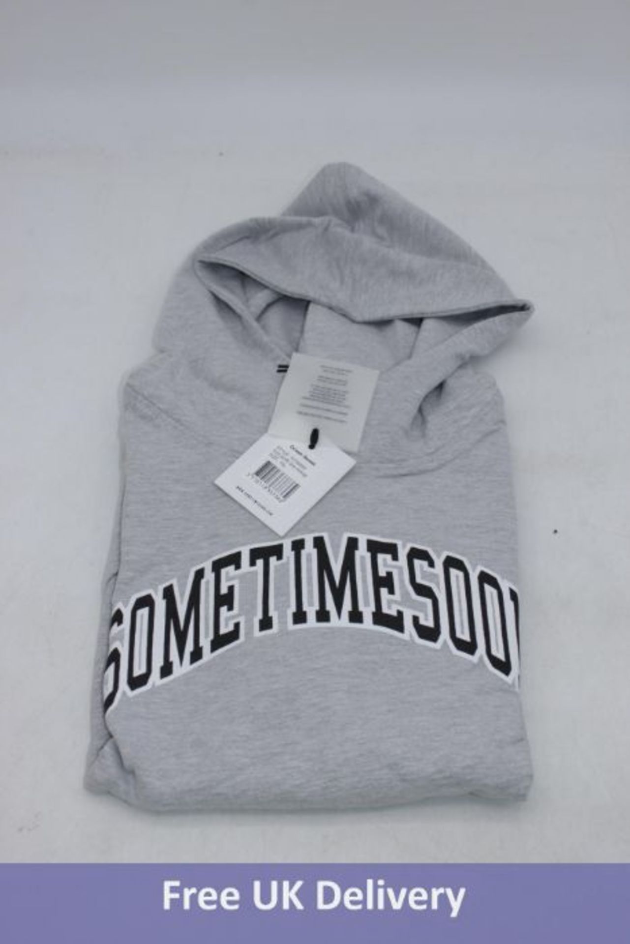 Six Sometime Soon Kid's Hoodie, Grey Melange, to include 1x 6Y, 1x 4Y, 1x 8Y, 1x 10Y, 1x 12Y, 1x 2y