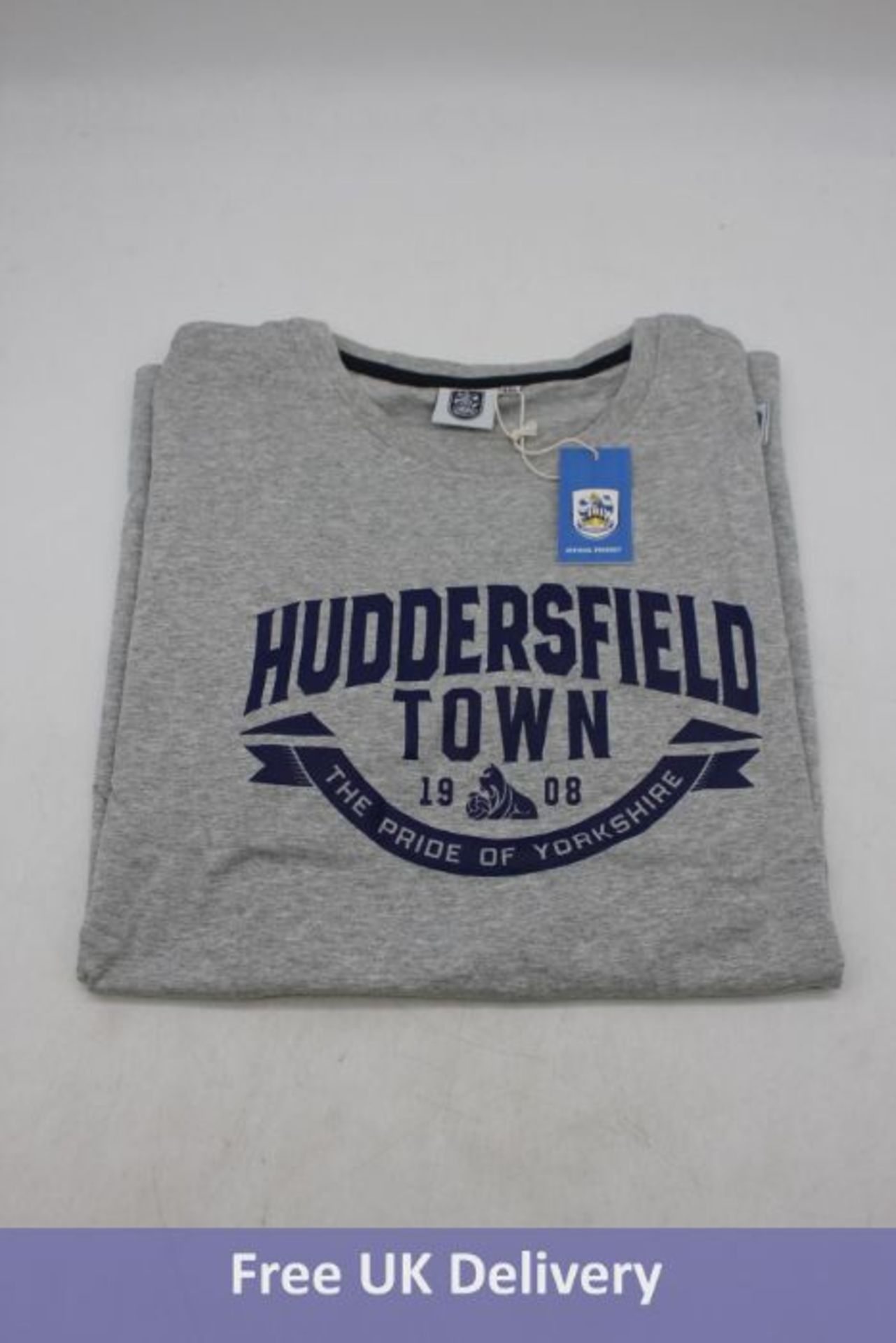 Eleven Huddersfield Town Pride Of Yorkshire T-Shirt, Grey, UK 13-14 Years