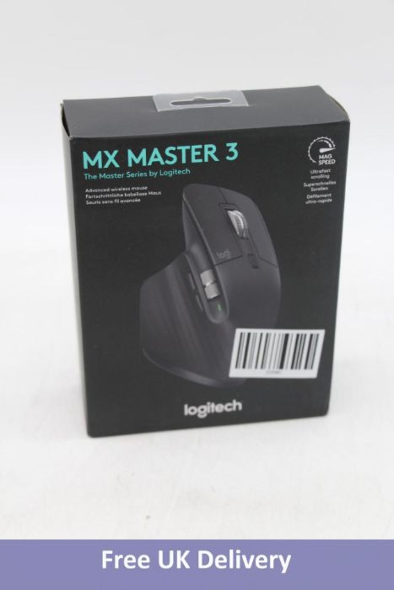 Logitech MX Master 3 Wireless Mouse, Graphite