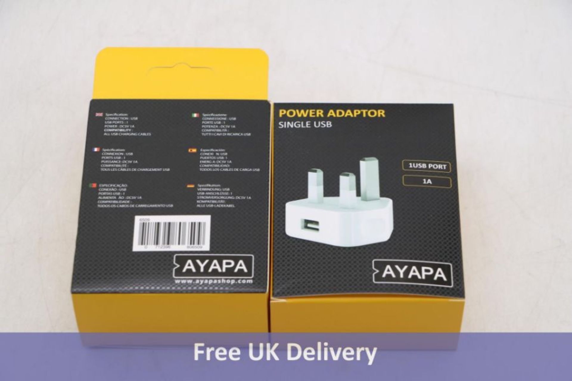 Ten Ayapa Charger Kit With Lightning iPhone USB Cable, White