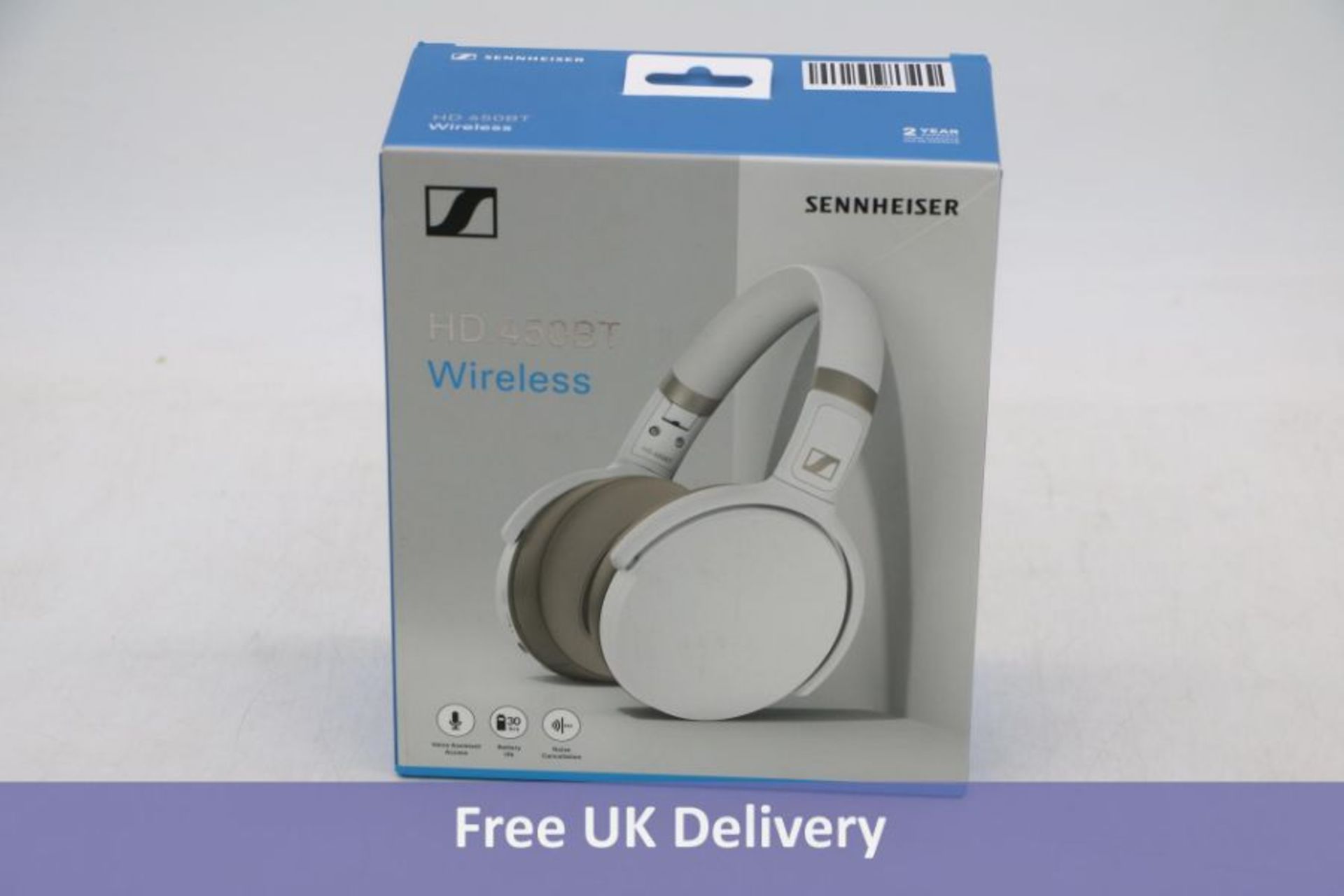 Sennheiser HD 4.50 BT Wireless Headphone, White