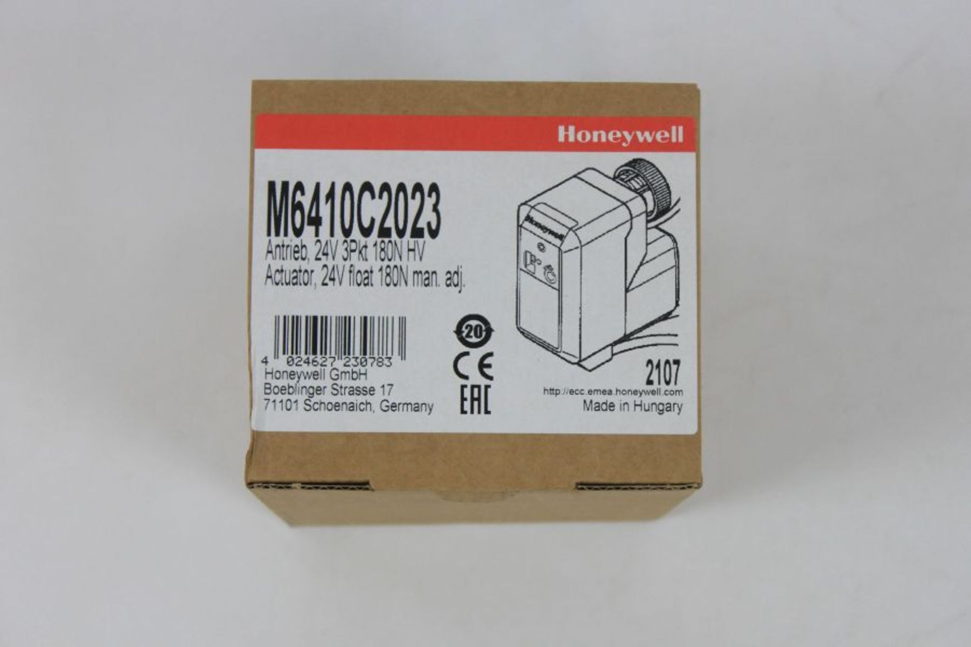 Honeywell M6410C2023 Actuator Manual Override 24v 180N