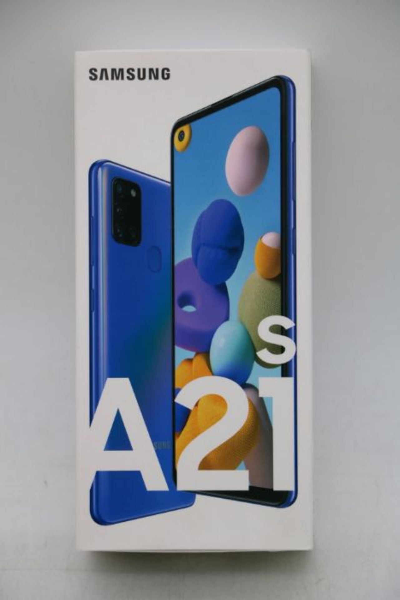 Samsung Galaxy A21s Android Mobile Phone, 64GB, Blue. Brand New, Sealed - Image 2 of 2