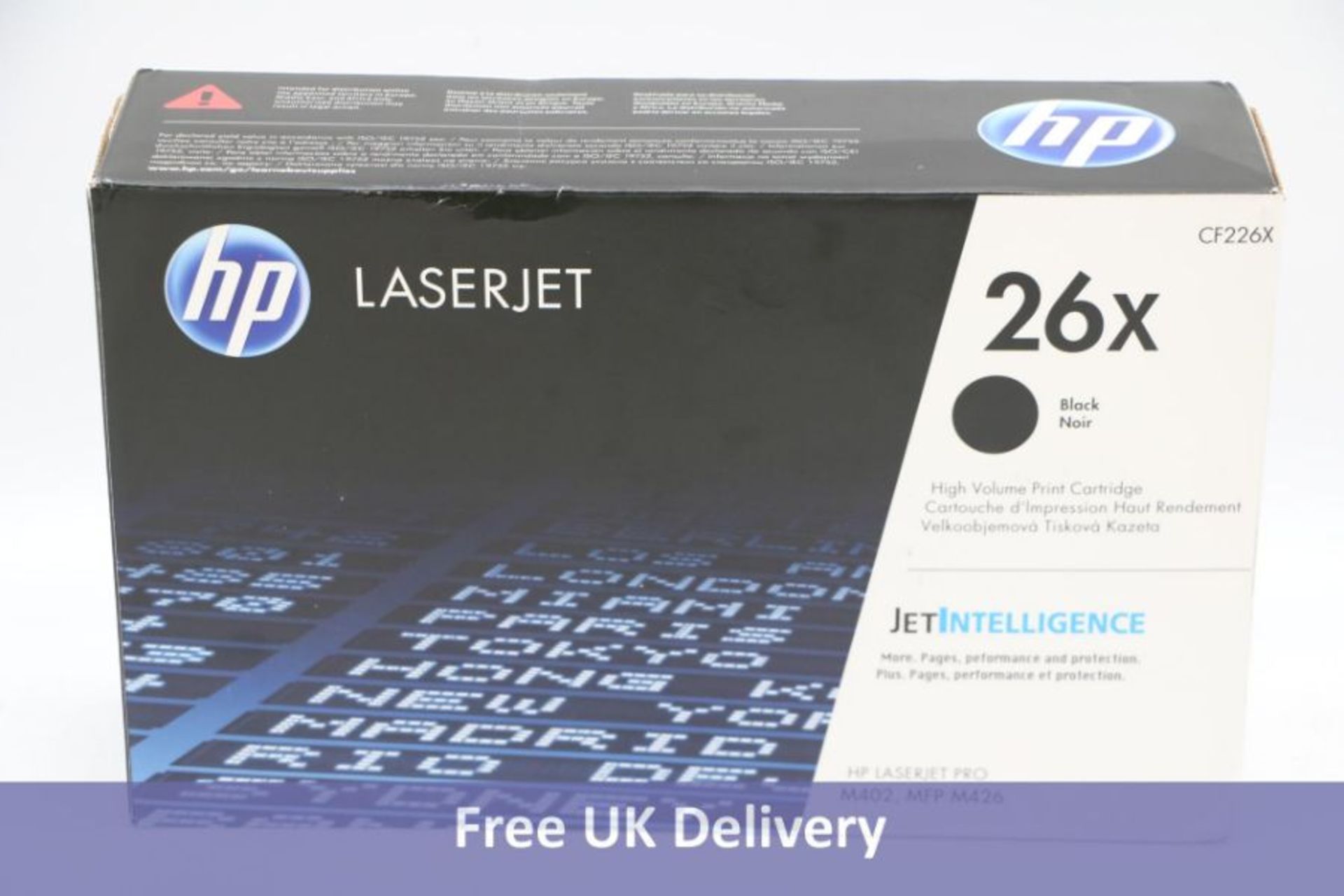 HP 26X Black High Capacity Toner Cartridge, CF226X