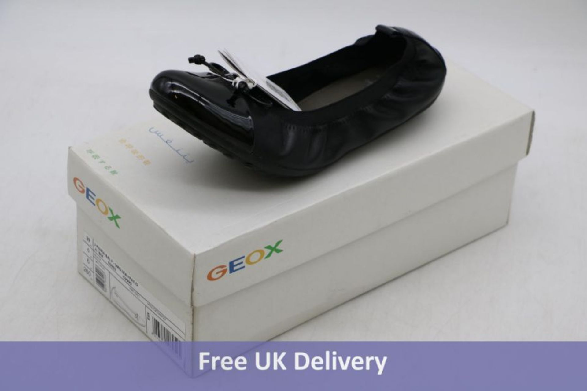 Geox Respira Piuma Ballet Flats, Black, UK 6