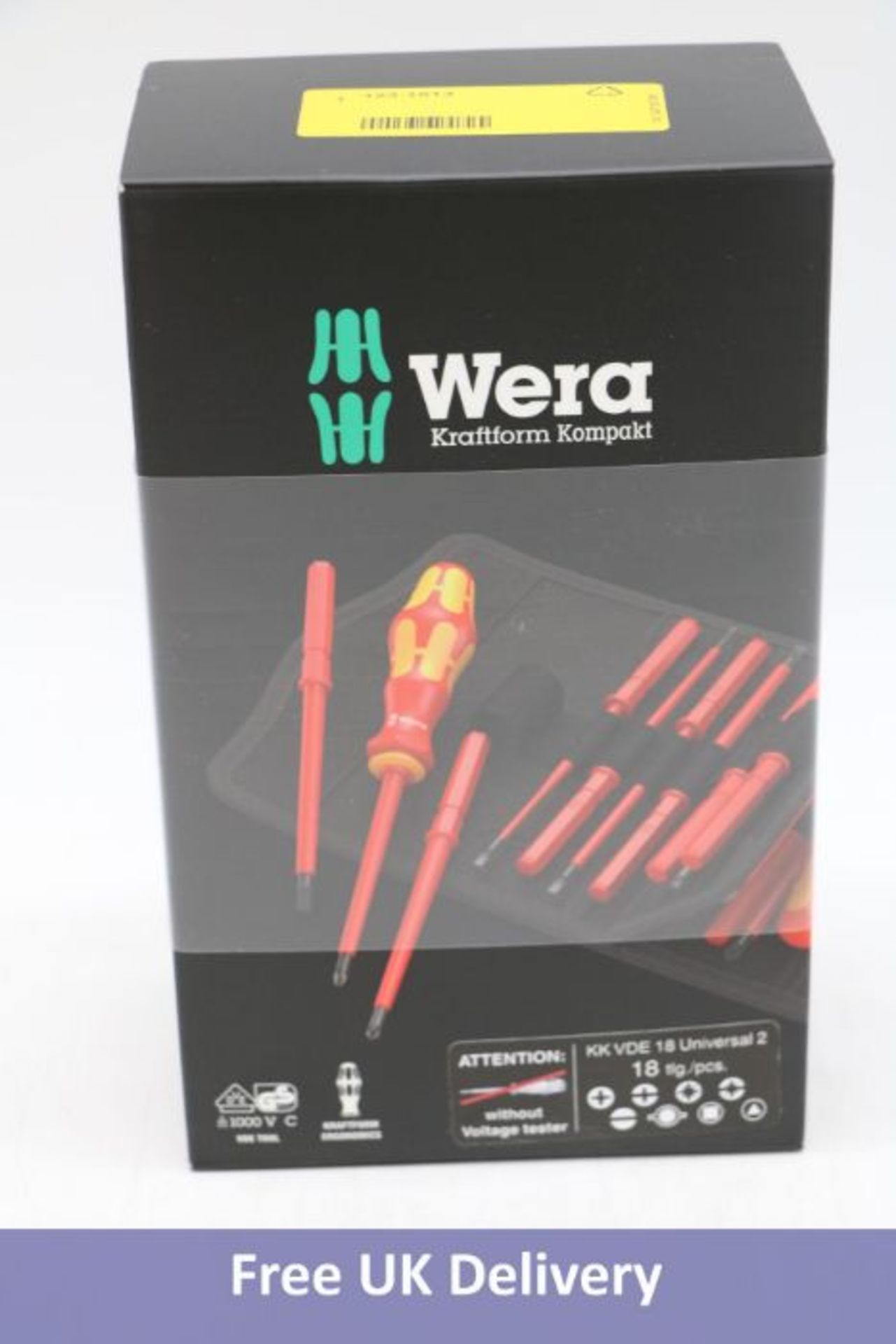 Two Wera Interchageable Screwdriver Set, 17pc