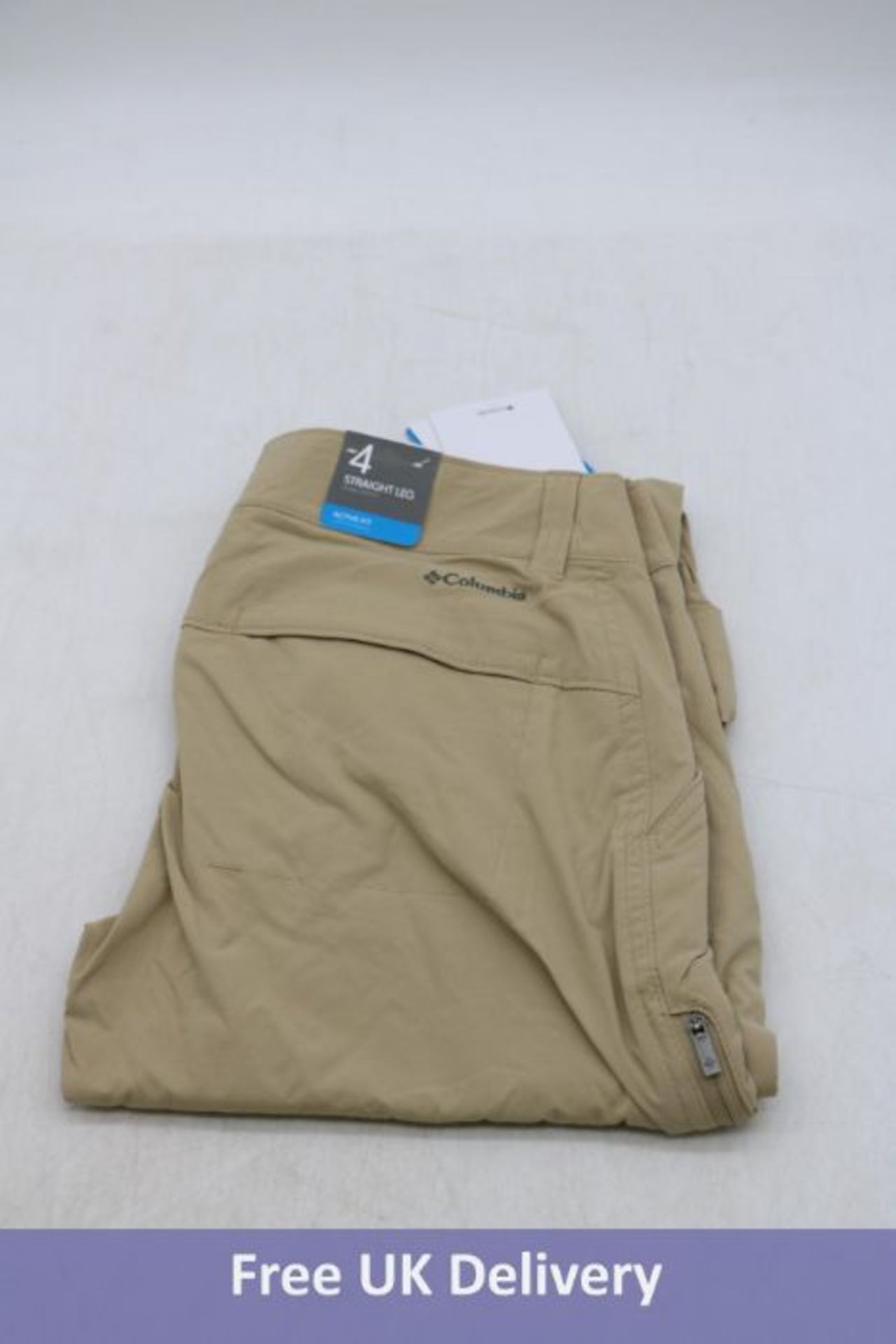 Columbia Hiking Pant, Beige, UK 4, With Tag