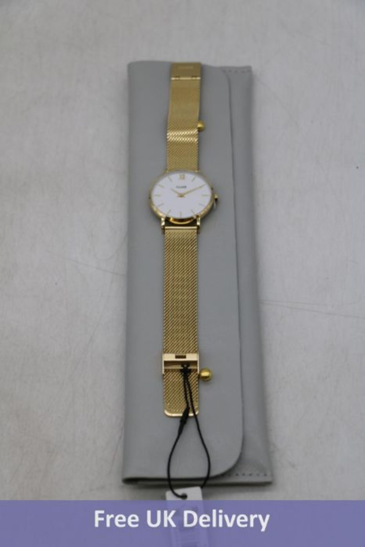 Cluse Women's CW0101203007 La Minuit Watch with Mesh Strap, Gold Toned