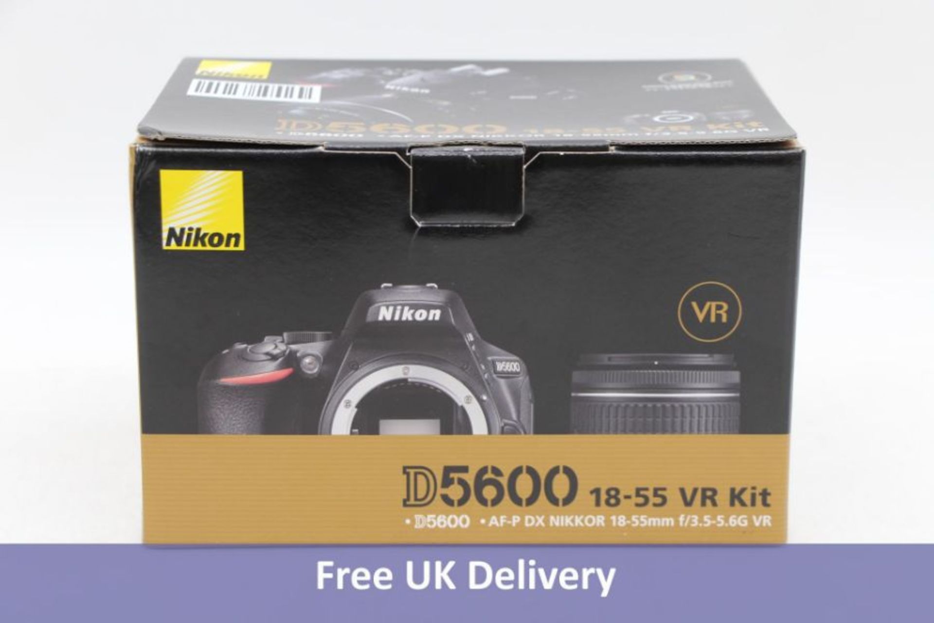 Nikon D5600 Camera Body, Black. Without Lens