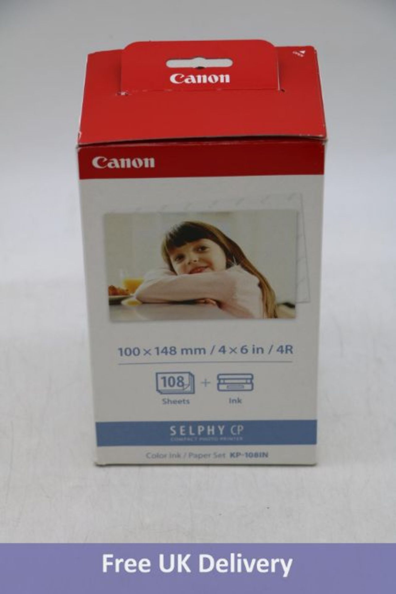 Two Canon KP-108IN Selphy CP Compact Photo Printer, 100 x 148 mm/4 x 6 in/ 4R