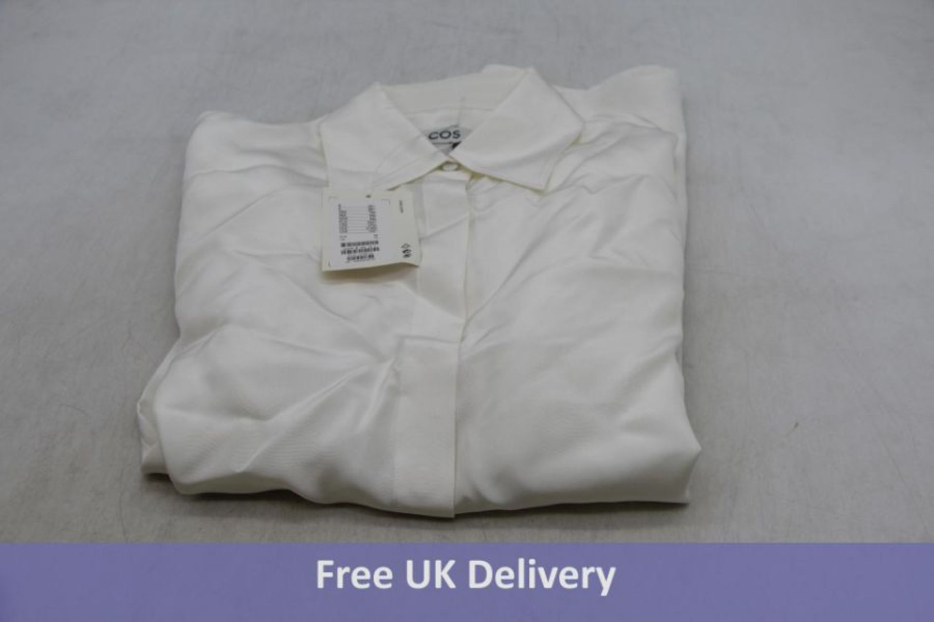 Cos Women's Long Sleeve Shirt, White, EU 40