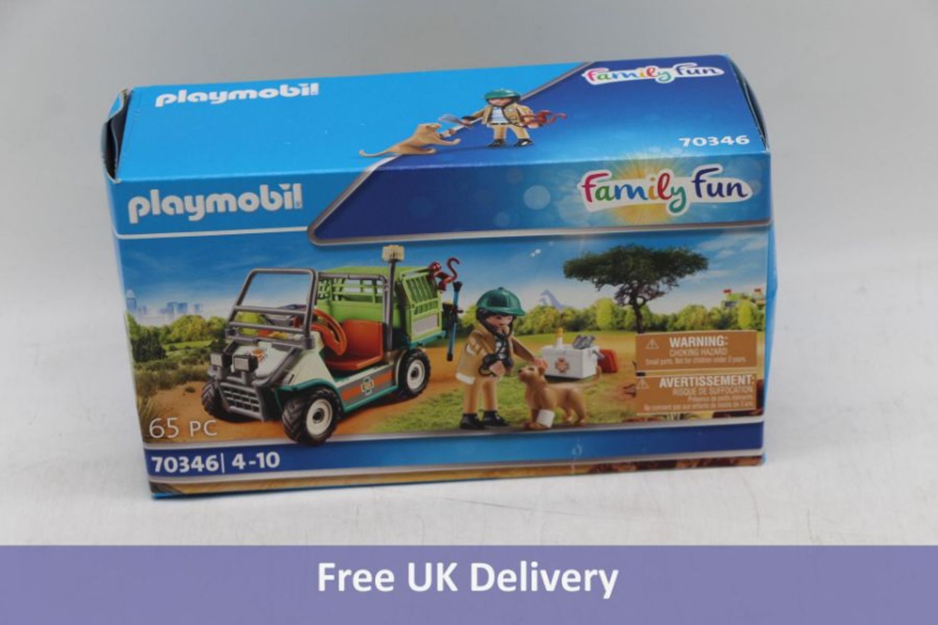 Three Playmobil Sets to include 1x Citylife, 70281, 1x Family Fun Zoo Vet with Medical Cart, 70346 a - Image 2 of 3