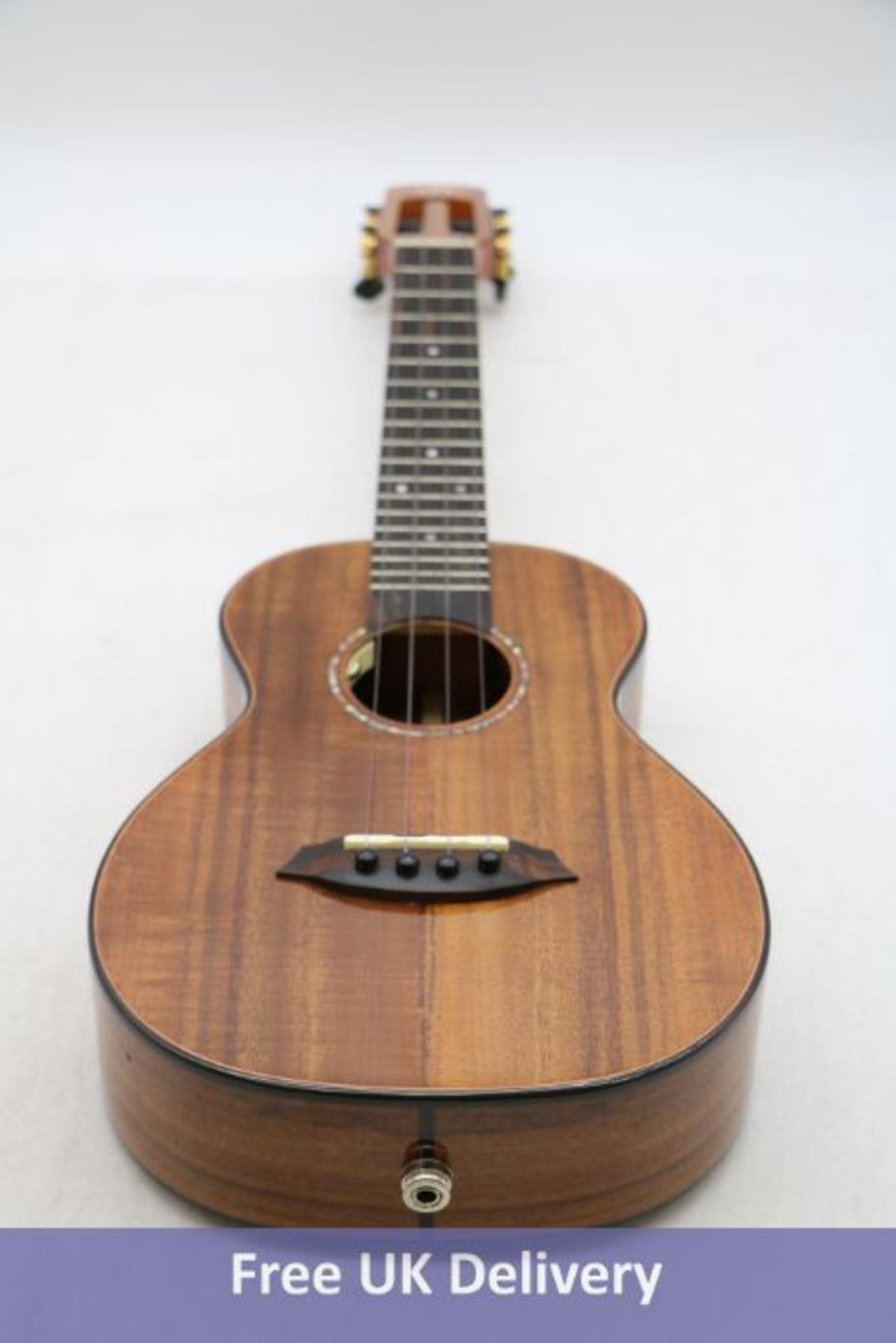 Flight Royal Series Phantom EQ-A Tenor Electro-Acoustic Tenor Ukulele with Gig Bag, Brown