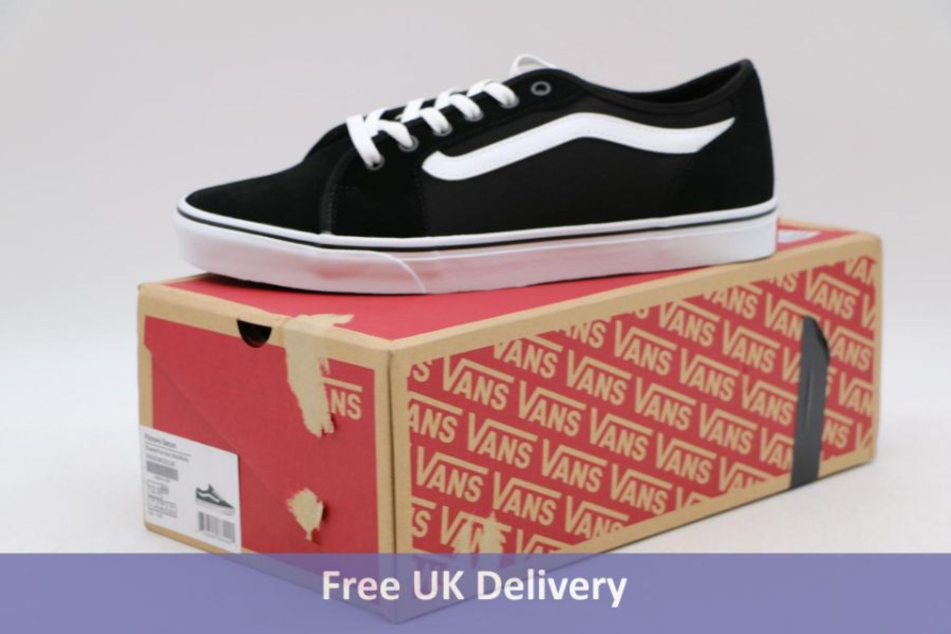 Vans Filmore Decon Men's Sneakers, Black/White, UK 11