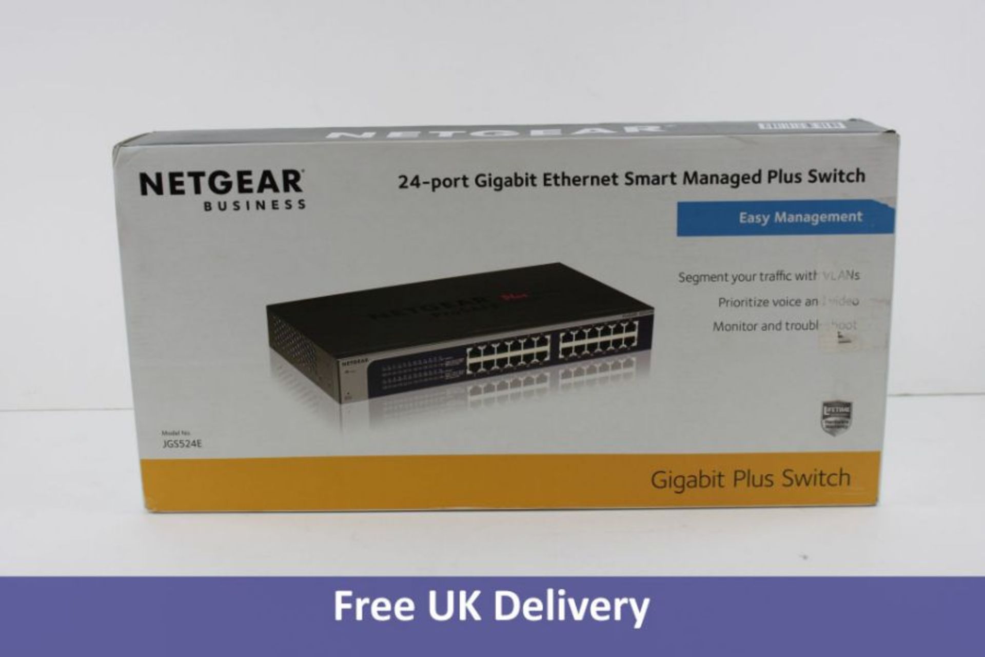 Netgear Buisness 24- Port Gigabit Ethernet Smart Managed Plus Switch