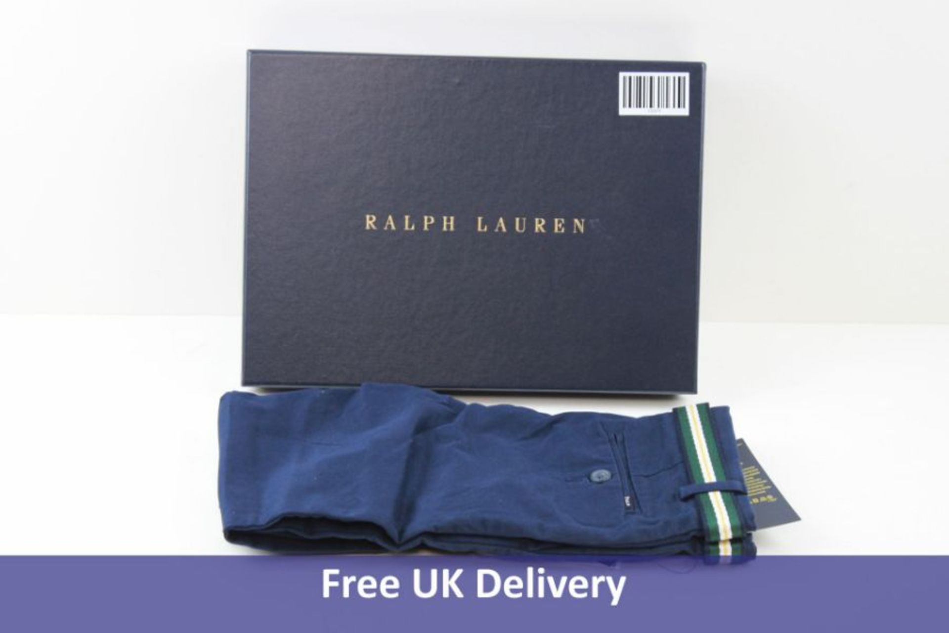 Polo Ralph Lauren Boys Stretch Cotton Chinos, Navy, Aged 6