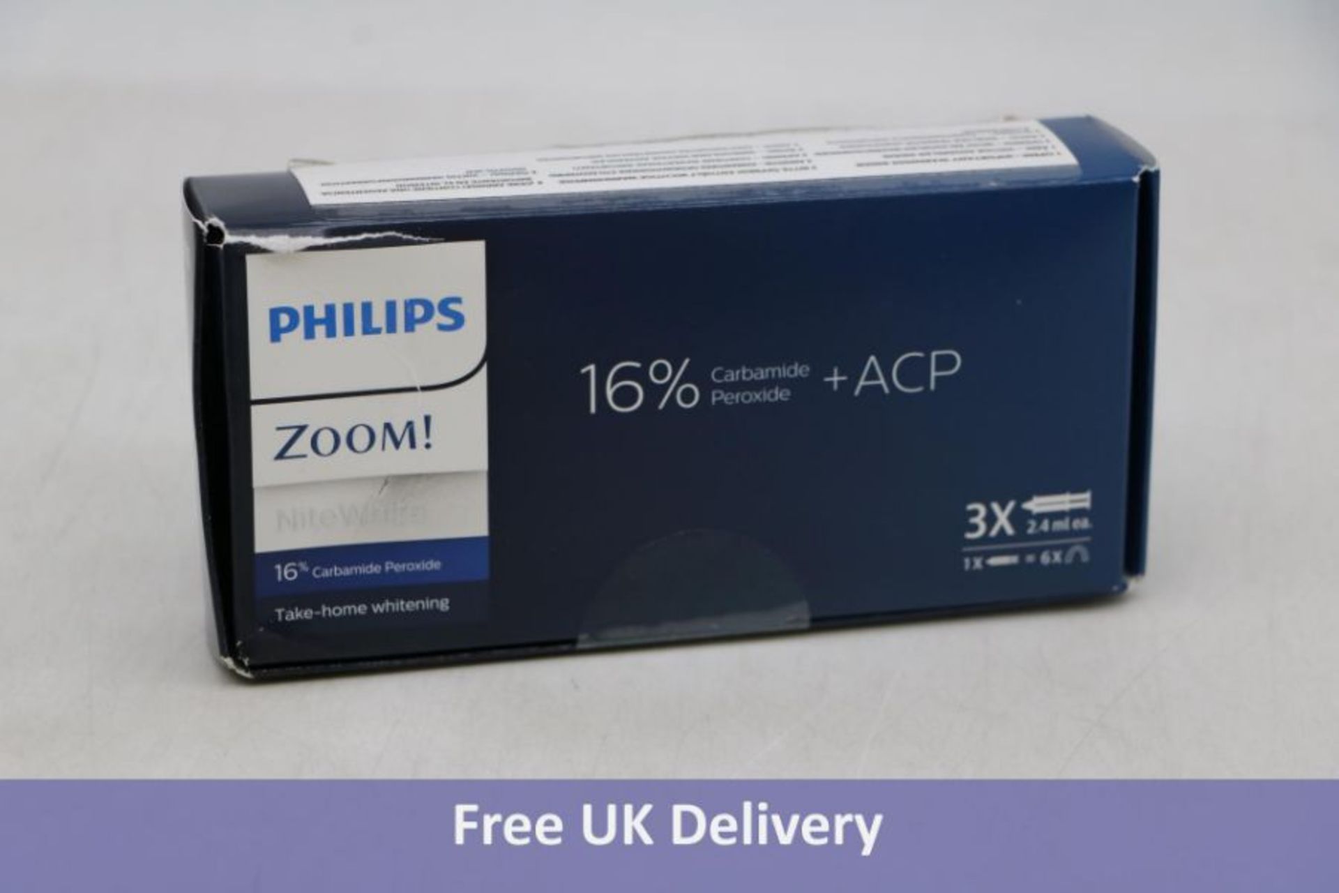 Philips Zoom Nitewhite, Three x 2.4ml, 01/24