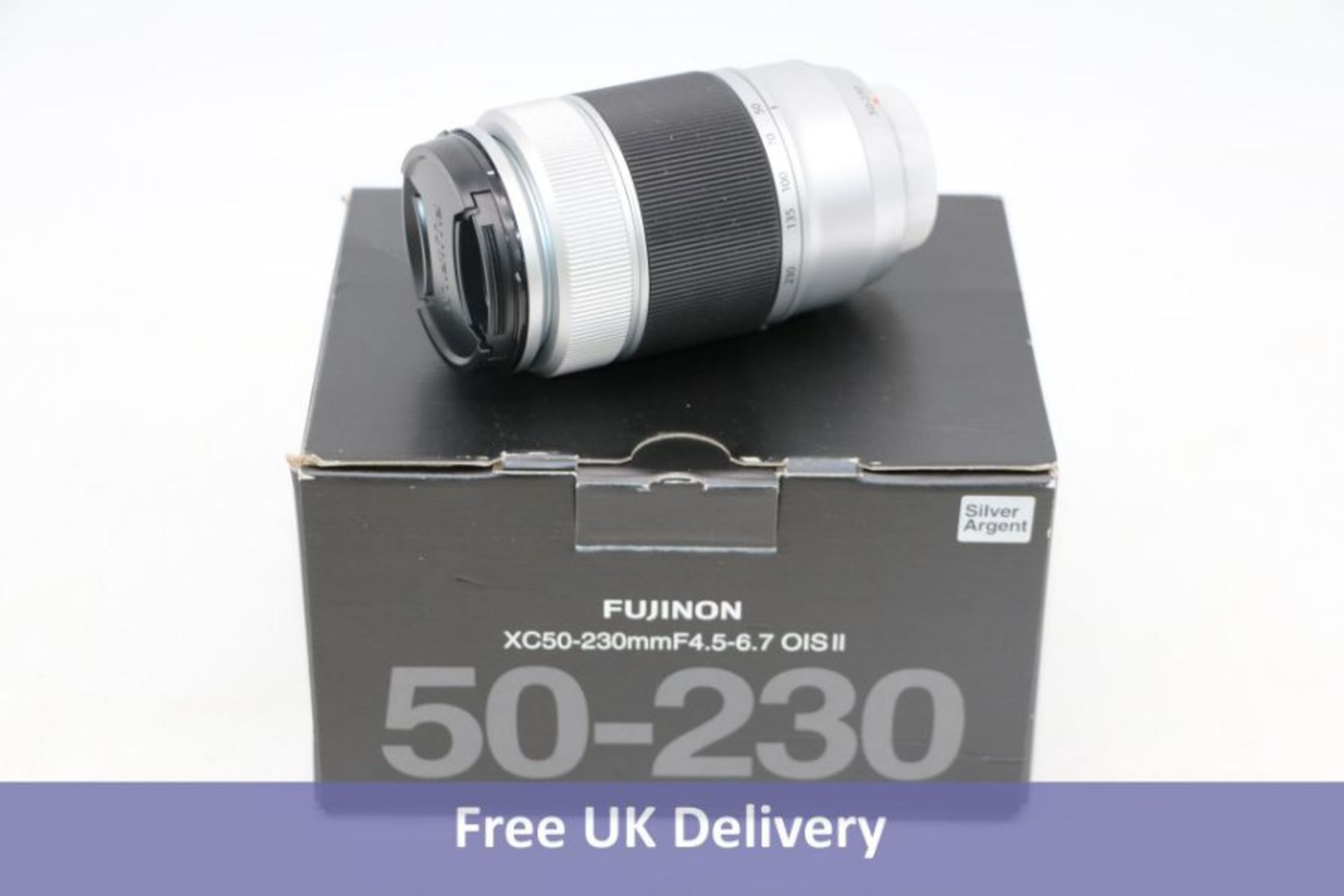 Fujifilm XC 50-230mm F/4.5-6.7, OIS II Lens, Black/Silver