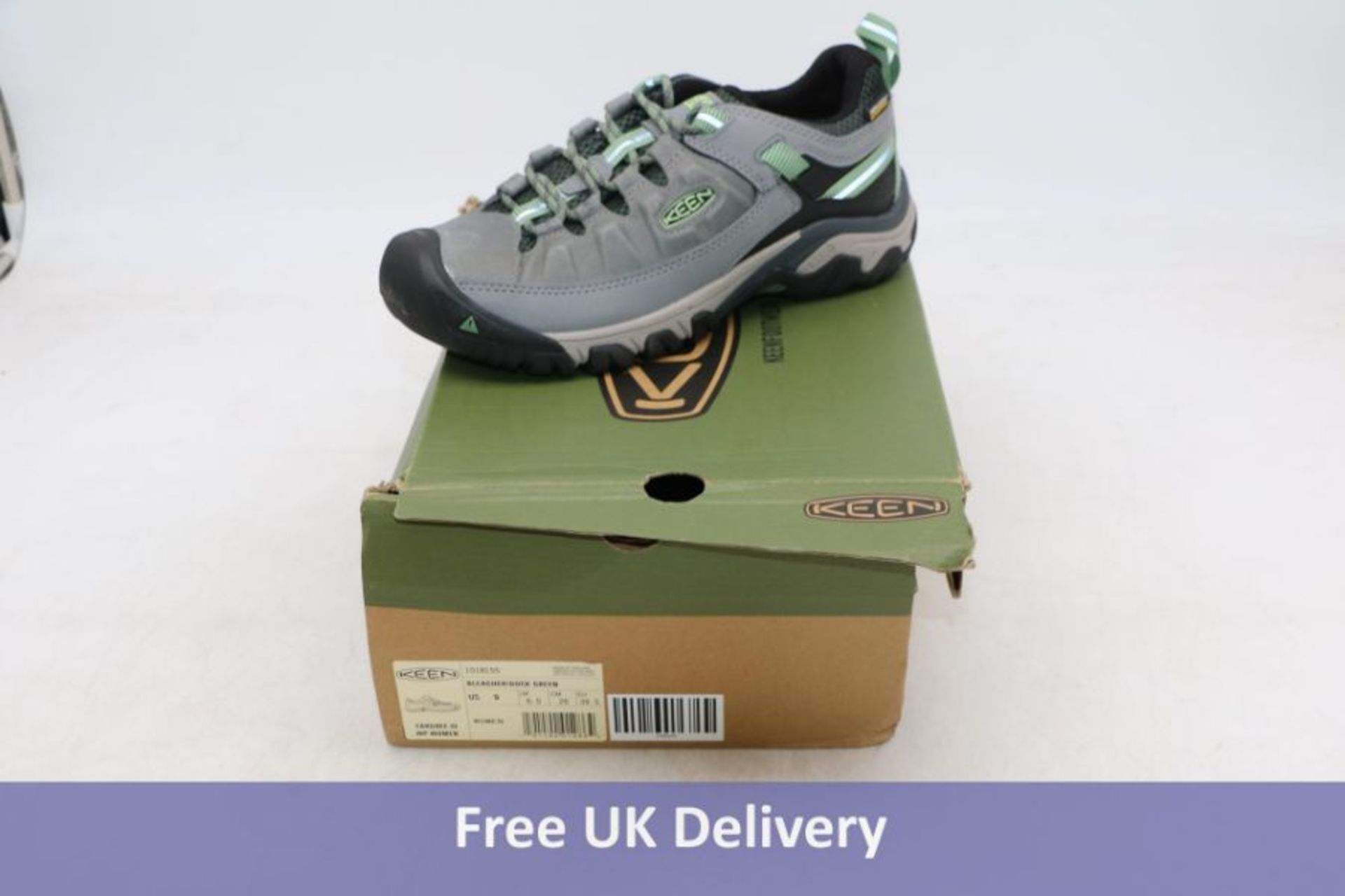 Keen Women's Targhee III WP Hiking Shoes, Bleacher Duck Green, UK 6.5