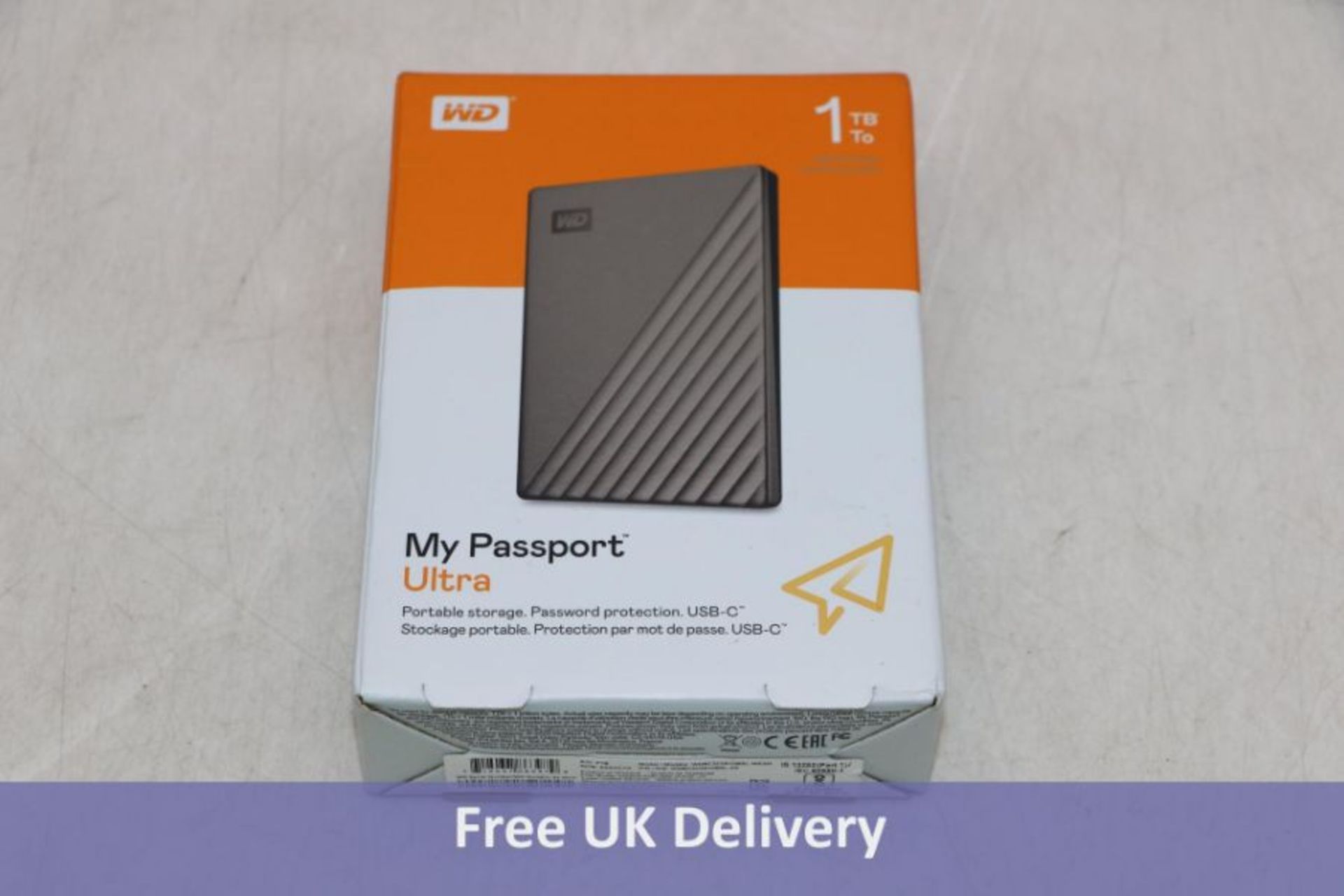 WD My Passport 1TB External Portable Hard Drive