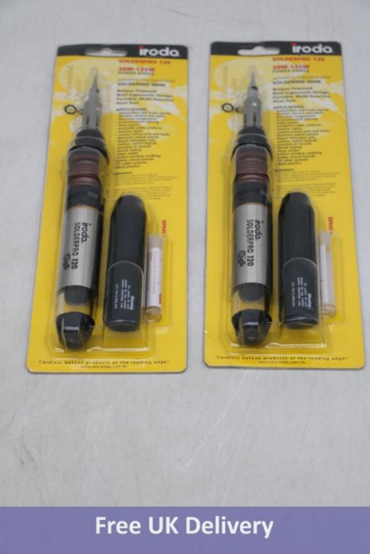 Three Iroda Solder Pro, 120 30-125W Gas Soldering Iron