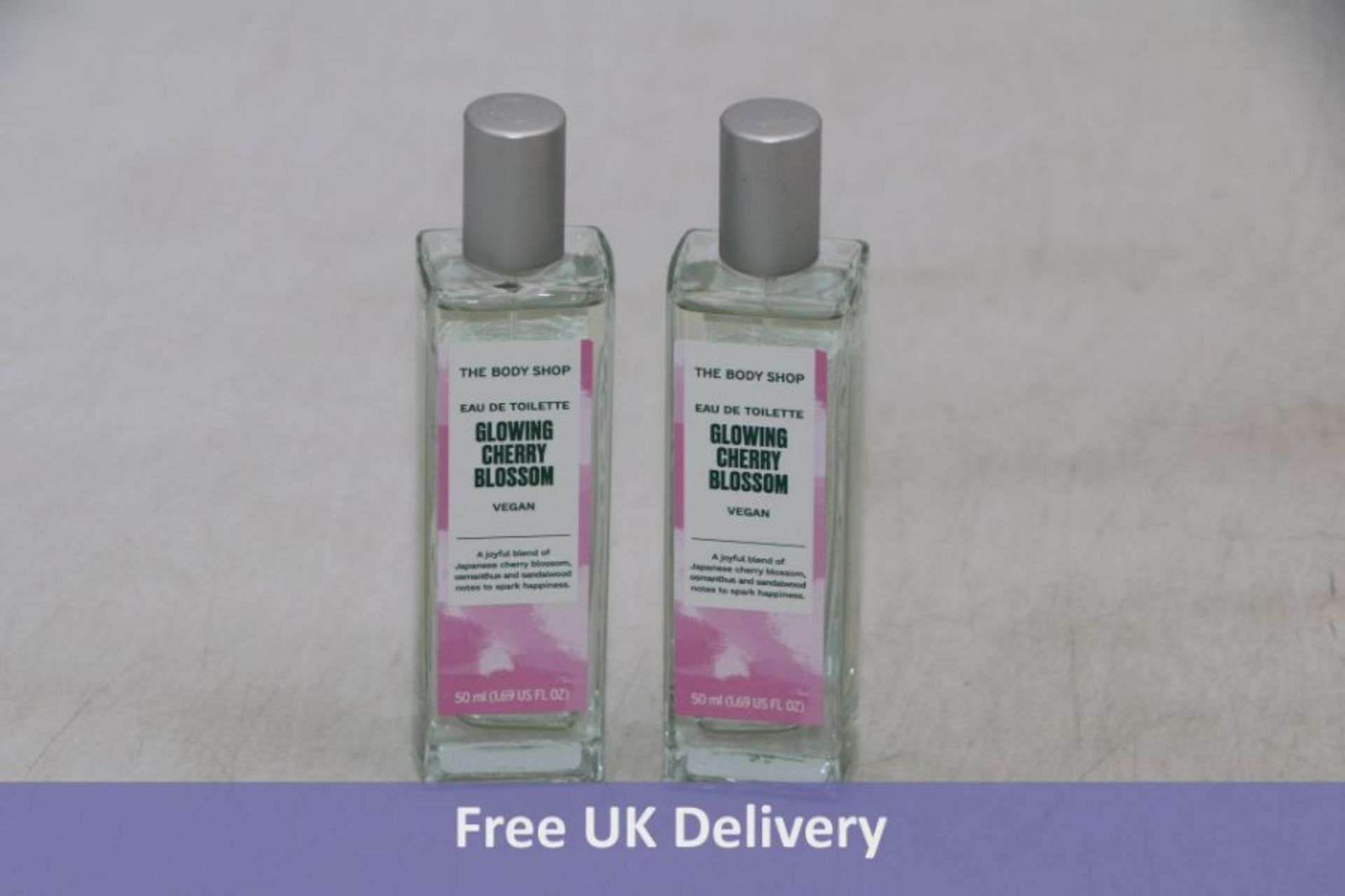 Four The Body Shop Women's, Glowing Cherry Blossom Eau De Toilette 50ml - Image 2 of 2