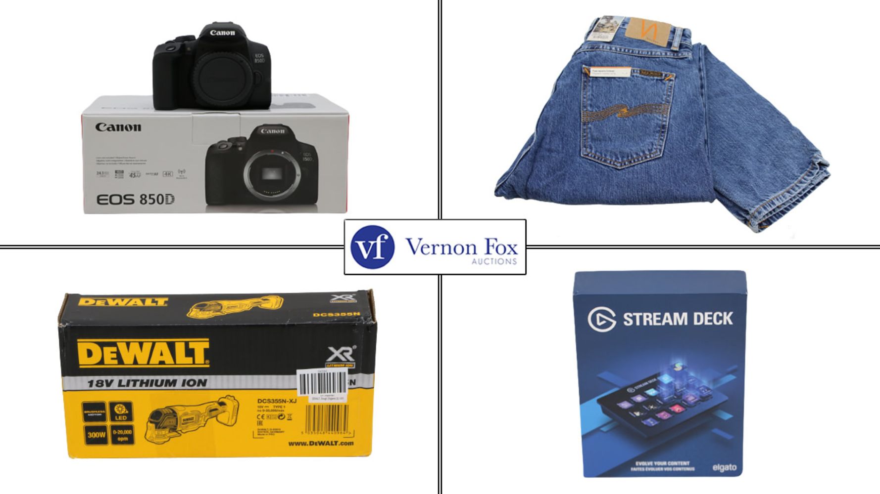 TIMED ONLINE AUCTION: A wide range of Camera and Audio Equipment, Sunglasses, IT, Clothing and other Commercial Goods, with FREE UK DELIVERY!