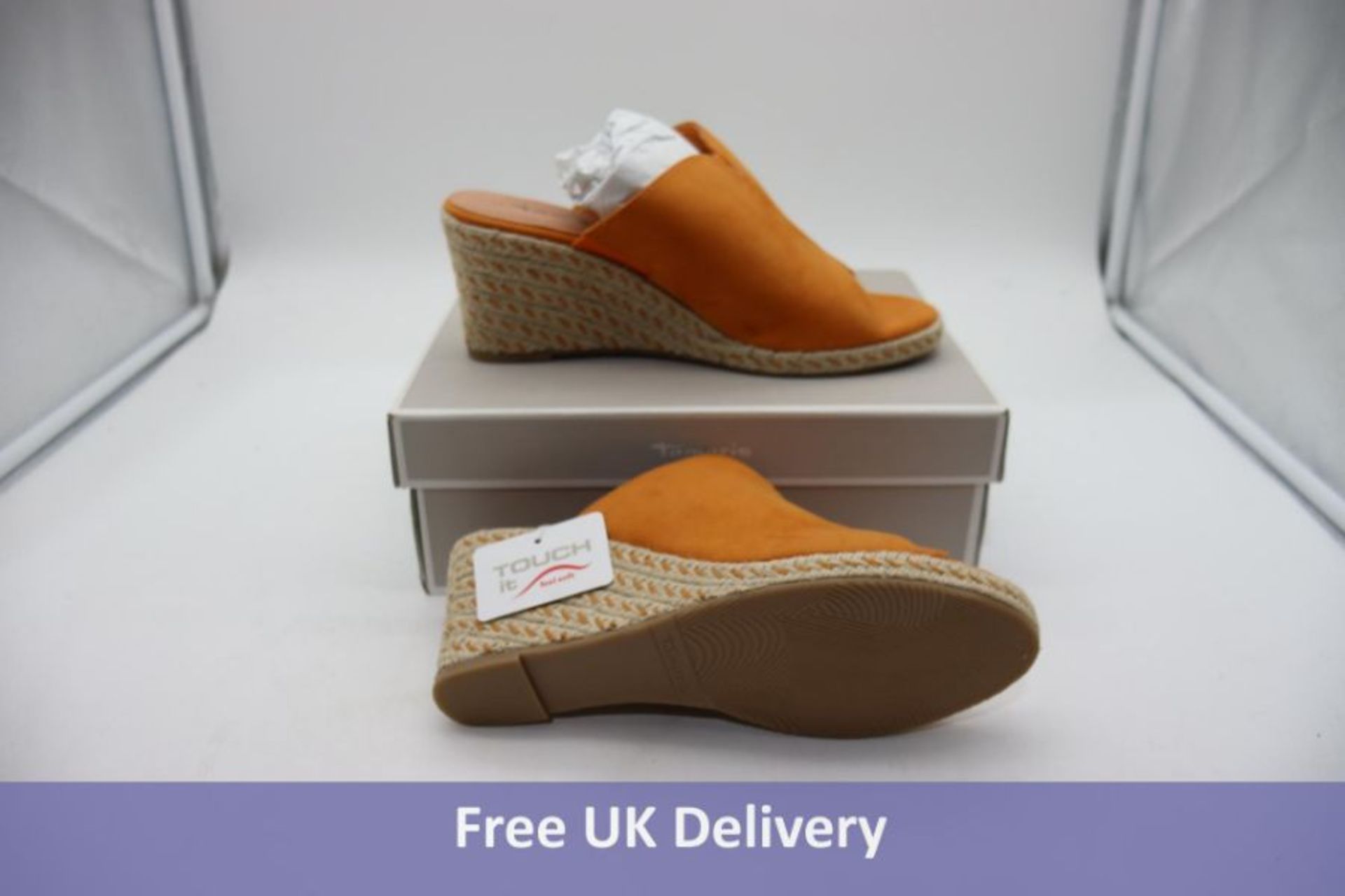 Tamaris Women's Sandal, Sunset Orange, UK 7