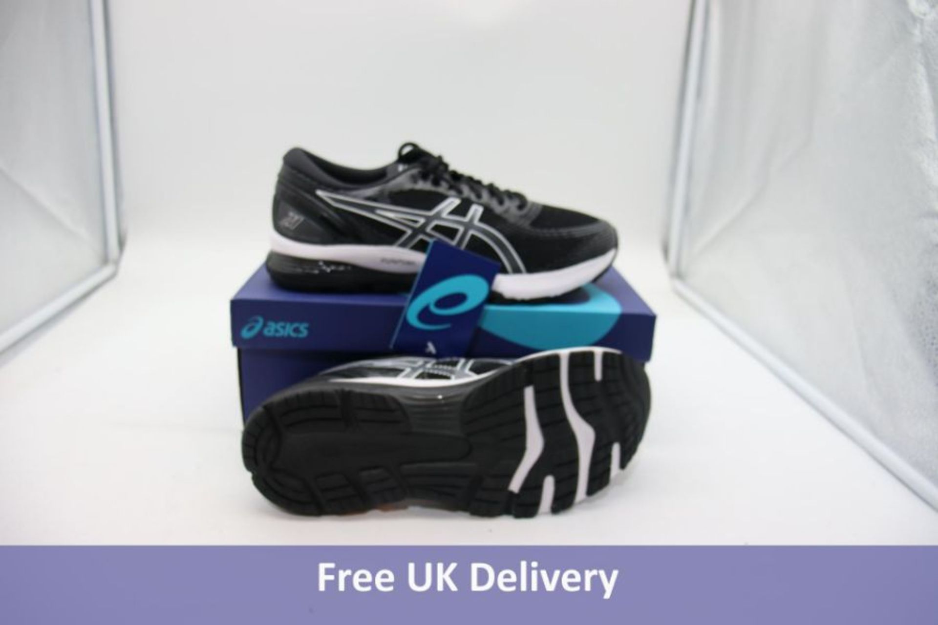 Asics Men's Gel Nimbus 21, Black, Dark Grey, UK 8.5