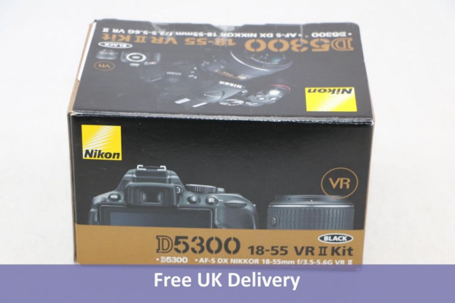 Nikon D5300 24.2 MP CMOS Digital SLR Camera with 18-55mm f/3.5-5.6G ED VR Auto Focus Zoom Lens, Blac