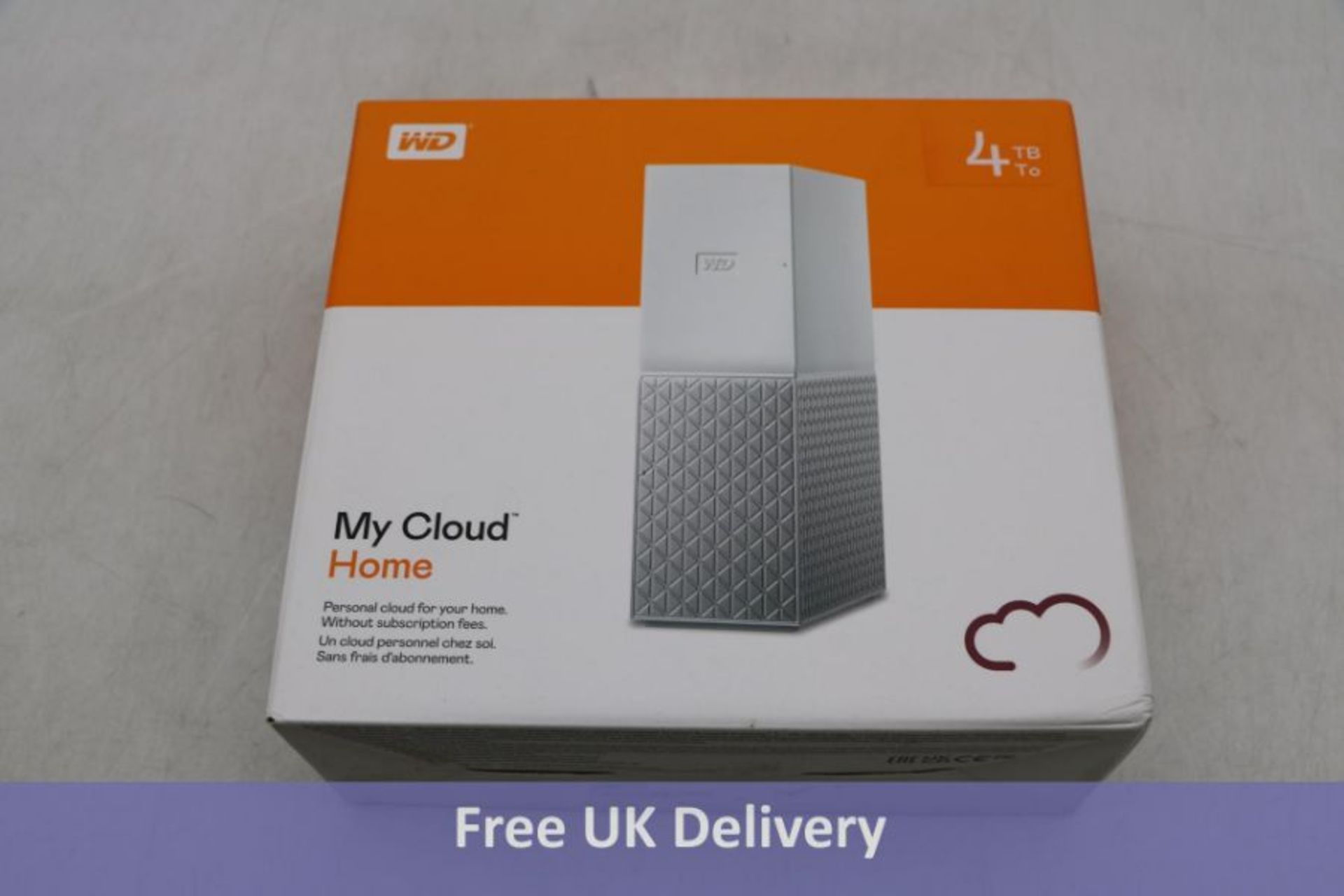 WD My Cloud Home 4TB Personal Storage Drive