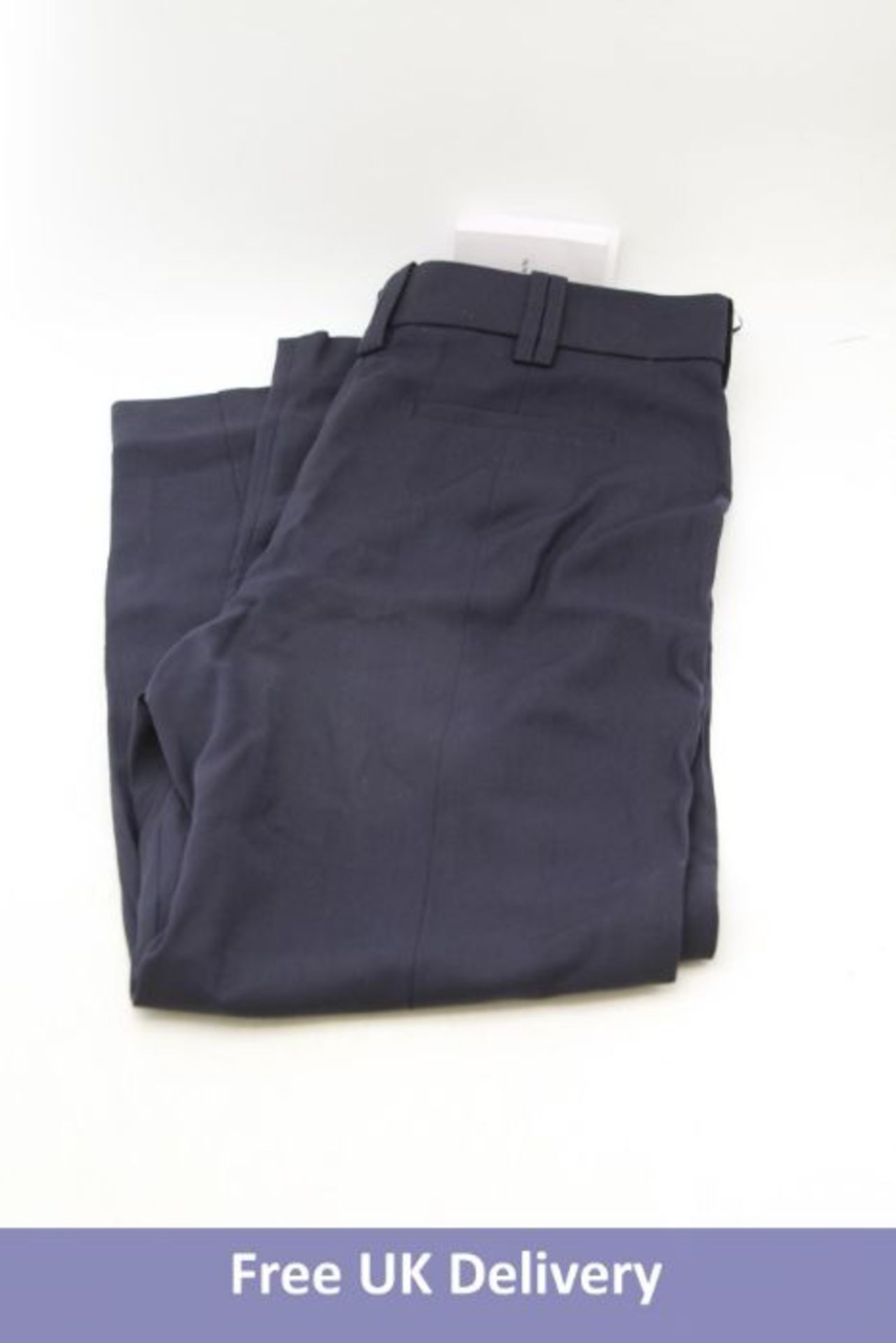 Balmain Tailored Trousers, Navy, Size 38