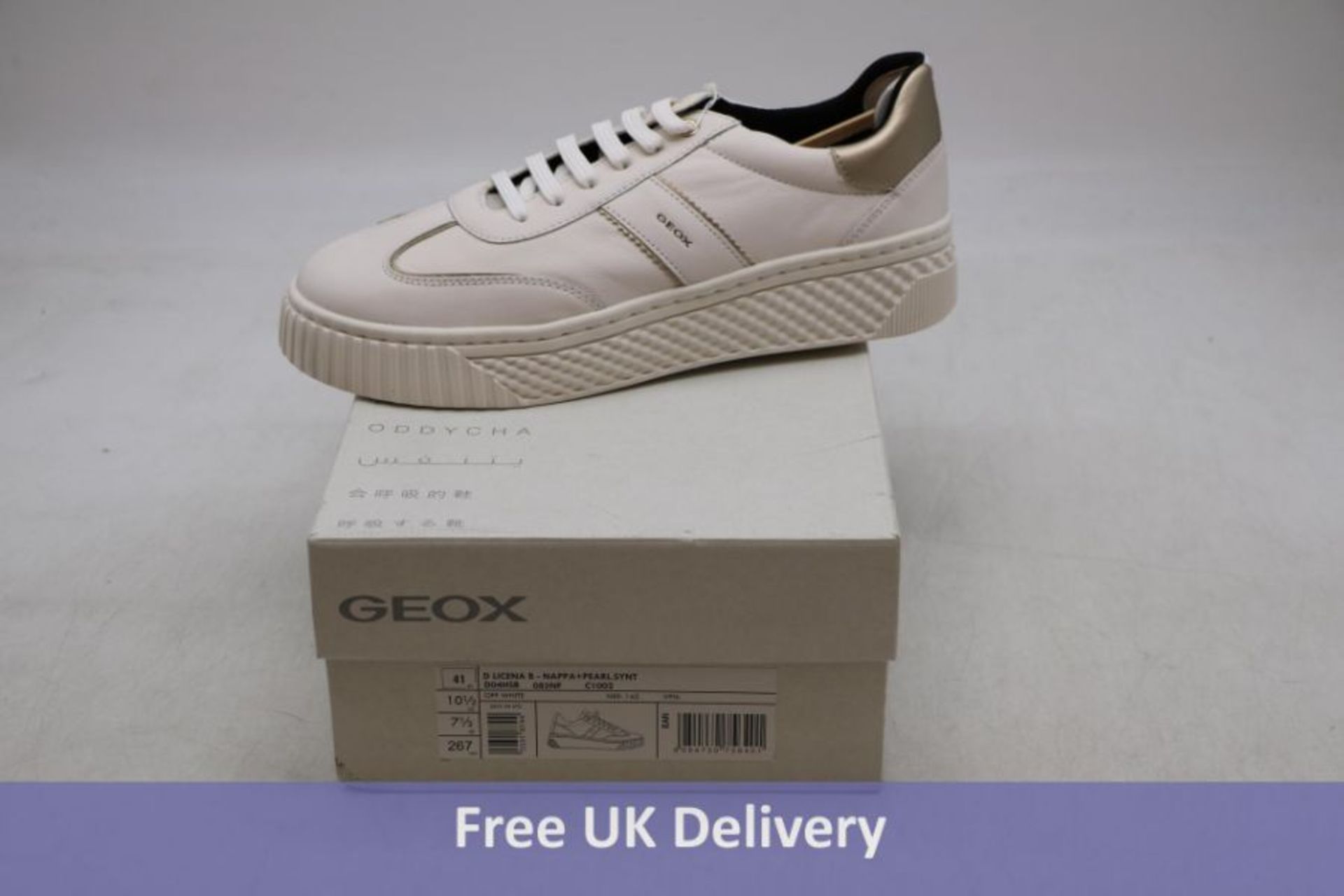 Three pairs of Geox Women's Trainers to include 1x D Jaysen Trainers, White/Blue, UK 6, 1x D Myria C - Image 2 of 3