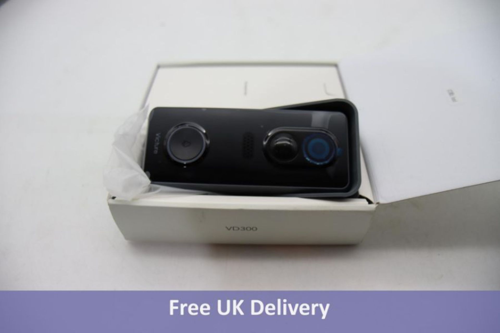 Victure VD300 Video Doorbell Wireless Version, Black