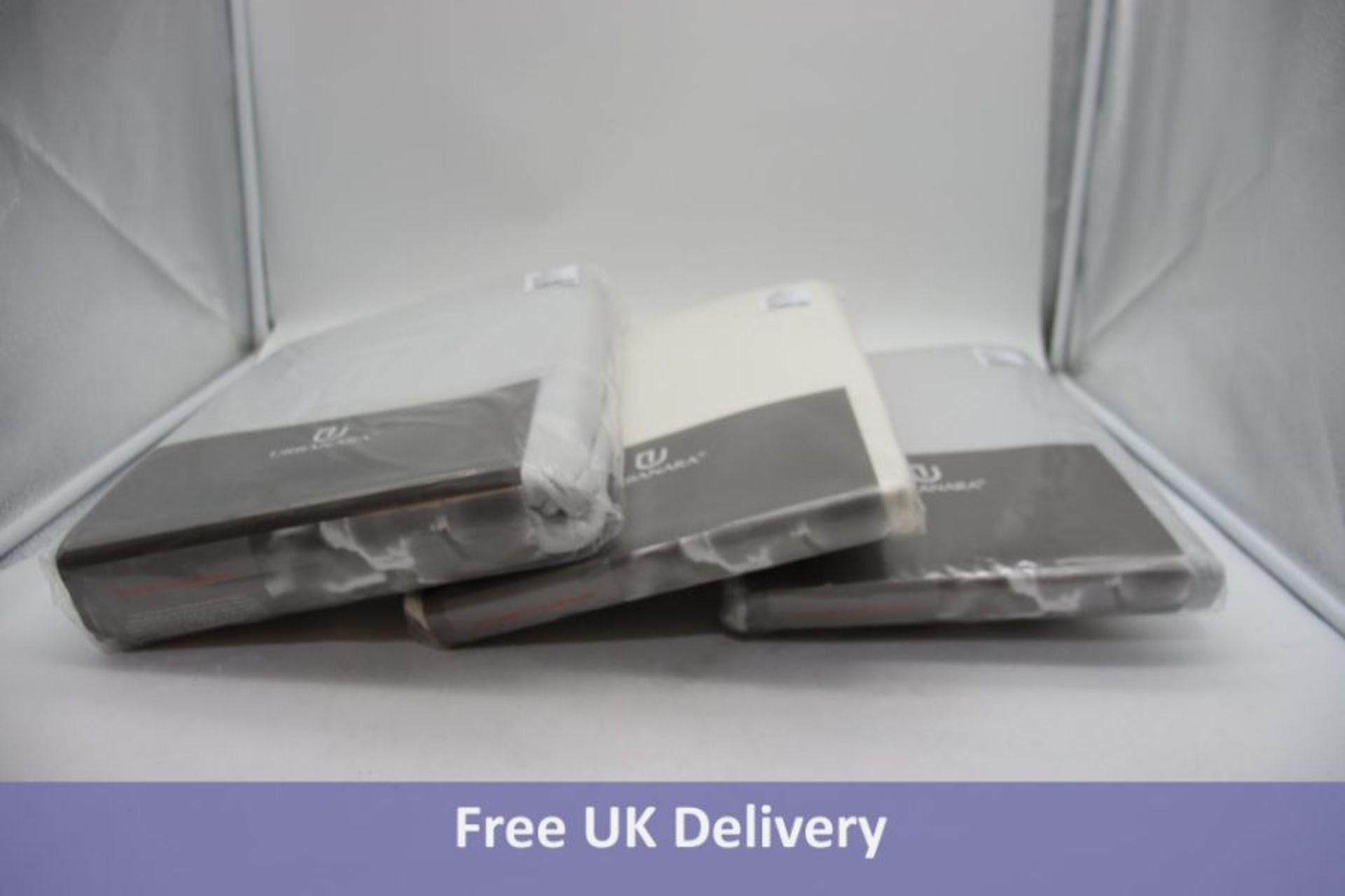 Three items Of Urbanara Bedding to include 1x Montrose Duvet Cover, Double, 200x200 cm, Light Grey,