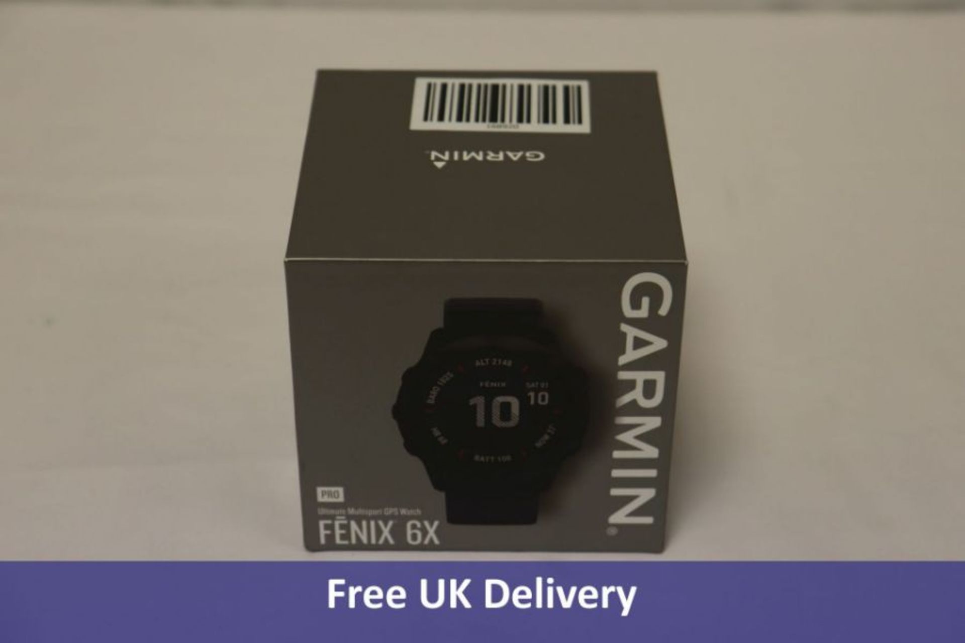 Garmin Fenix 6X Pro GPS Smart Watch, Black